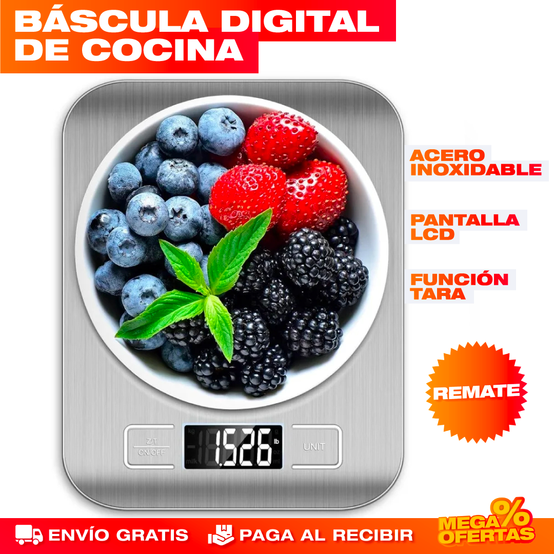 Báscula Gramera Digital de Cocina